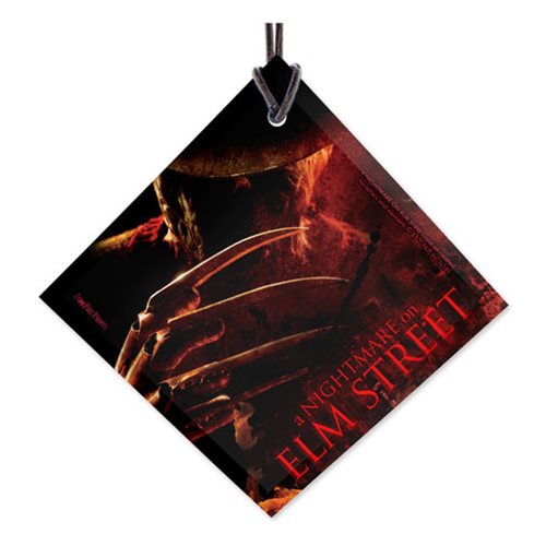 Nightmare On Elm Street Freddy StarFire Prints Hanging Glass Ornament